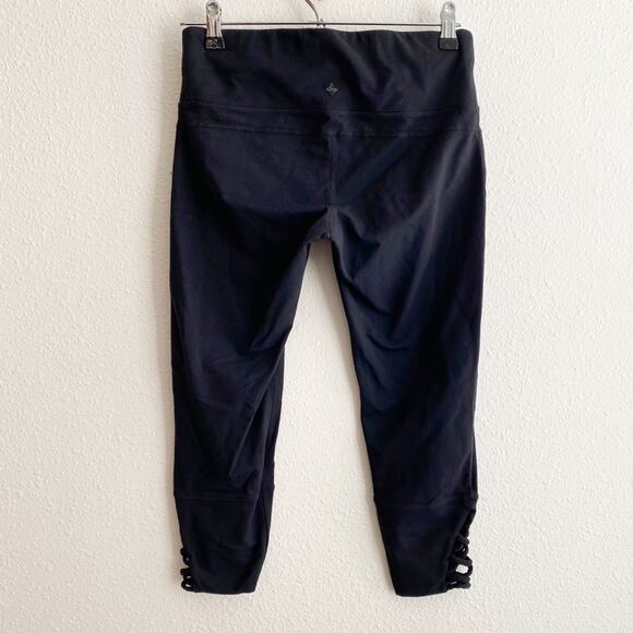 PrAna Deco Mid Rise Ankle Strappy Cropped Leggings - Picture 5 of 7